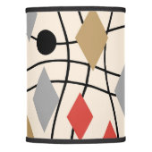 Mid Century Modern Geometric Abstract Lamp Shade (Front)