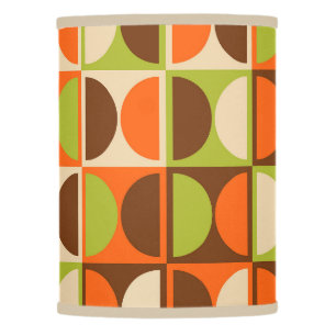 Mid Century Modern Geometric Abstract Pattern Lamp Shade