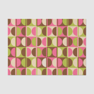 Mid Century Modern Geometric Abstract Pattern Tissue Paper