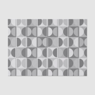 Mid Century Modern Geometric Abstract Pattern Tissue Paper