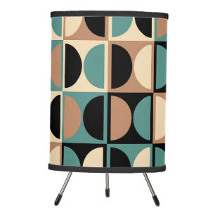 Mid Century Modern Geometric Abstract Tripod Lamp