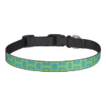 Mid-Century Modern Geometric Design Pet Collar
