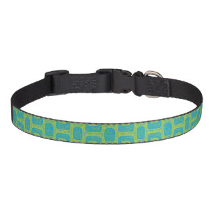 Mid-Century Modern Geometric Design Pet Collar
