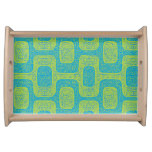 Mid-Century Modern Geometric Design  Serving Tray