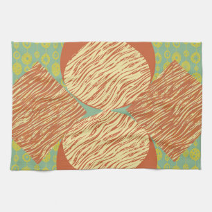 Mid Century Modern Geometric Kitchen Towel