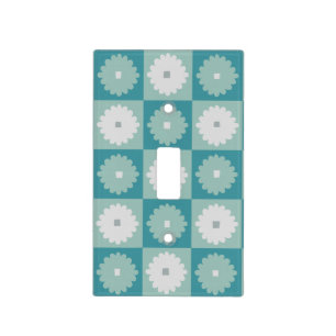 Mid Century Modern Geometric Light Switch Cover