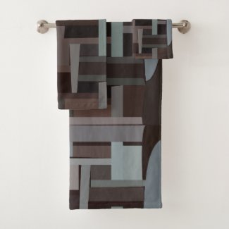 Mid Century Modern Geometric Pattern 