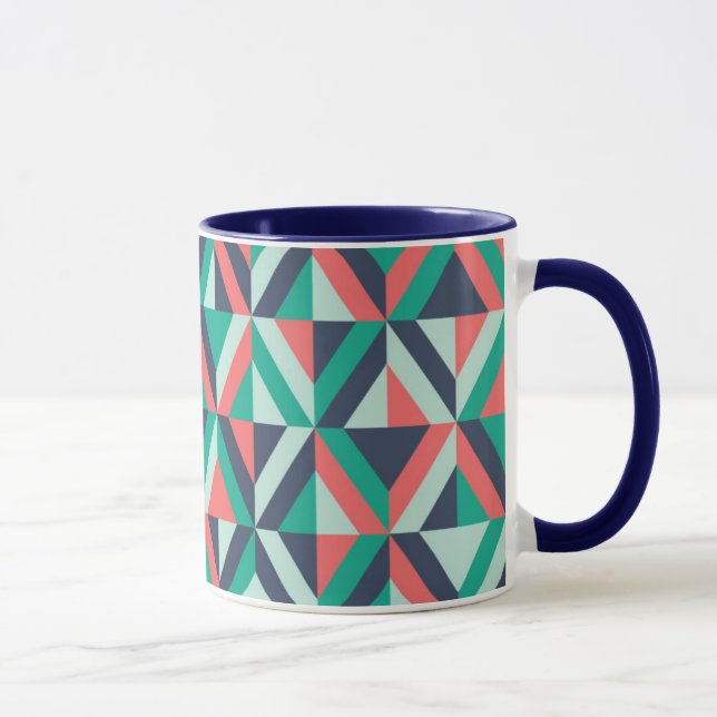 Mid-Century Modern Geometric Pattern Mug (Right)