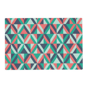 Mid-Century Modern Geometric Pattern Placemat