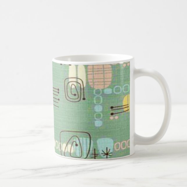 Mid Century Modern Graphic Design Coffee Mug (Right)