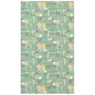 Mid Century Modern Graphic Design Tablecloth