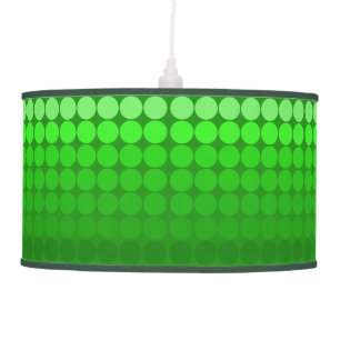 Mid-Century Modern Graphic Dot - green Tones Ceiling Lamp
