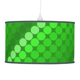 Mid-Century Modern Graphic Dot - green Tones Ceiling Lamp
