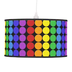 Mid-Century Modern Graphic Dot - rainbow Ceiling Lamp