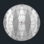 Mid Century Modern Grey Argyle Dart Board<br><div class="desc">This Mid Century Modern Grey Argyle Dart Board features a dove grey background and a pattern of mod, translucent, dark grey diamonds overlaying larger, vintage white diamonds with grey colored, space age speckles. This minimalist inspired, deconstructed argyle is a simplistic throwback of the larger than life atomic era that dominated...</div>