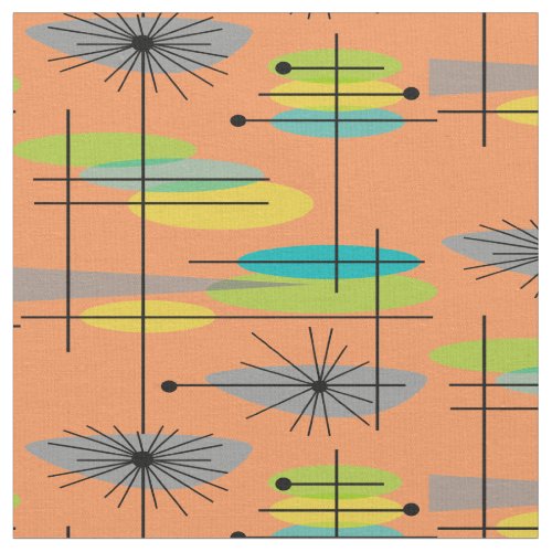 Mid_Century Modern Half Moons Design Fabric 27