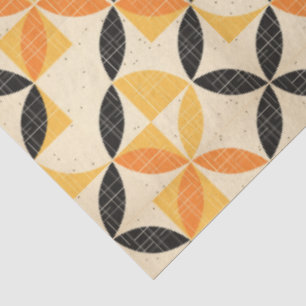 Mid Century Modern Halloween Decoupage Pattern Tissue Paper