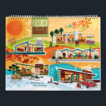 Mid-Century Modern Houses Calendar - Large<br><div class="desc">Tour the Four Seasons of Mid Century Modern Houses with this classic calendar. The Mid Century Modern Houses Calendar illustrated by Diane Dempsey is a collection of all her best architectural scenes. Including the exteriors and interiors of some of her most popular illustrations. All images on this store are copyright...</div>