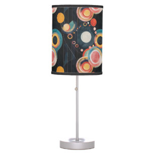 Mid Century Modern in the style of Hilma af Klint Table Lamp