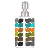 Mid-Century Modern Inspired Abstract  #55 Bathroom Set (Back)