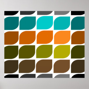 Mid-Century Modern Inspired Art Poster #2