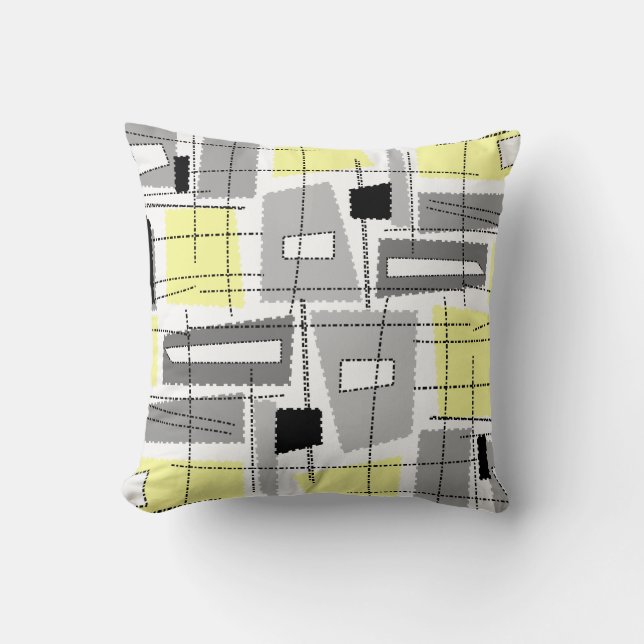 Mid-Century Modern Inspired Pillow #744 (Front)