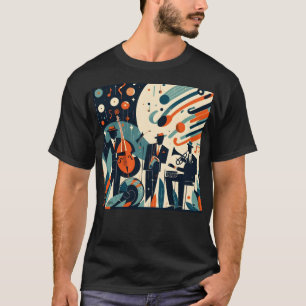 Mid Century Modern Jazz Age Trio T-Shirt