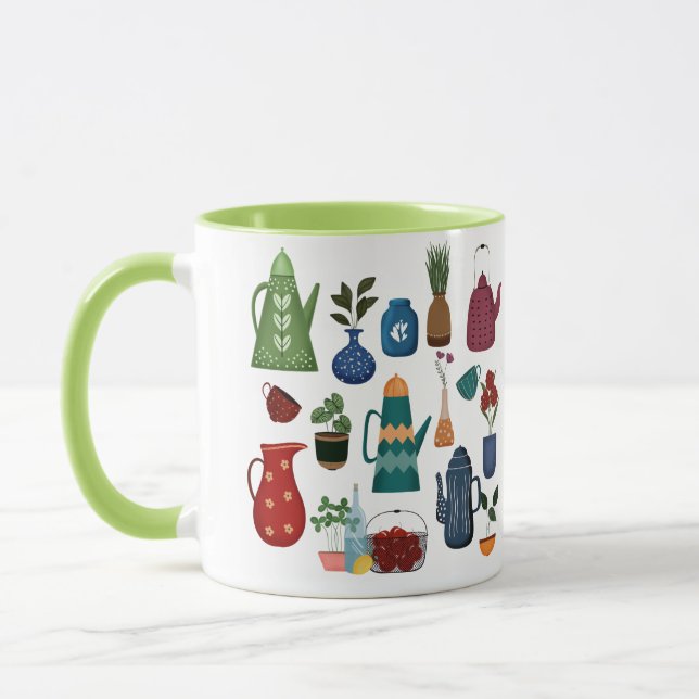 Mid-Century Modern Kitchen Charm Mug (Left)