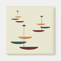 Mid-Century Modern Kitchen Counter Oval Platter