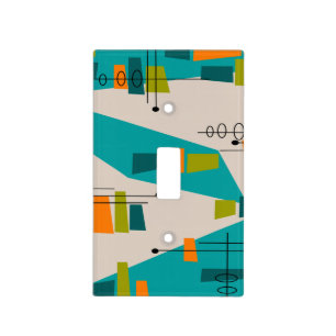 Mid-Century Modern Light Switch Cover #1