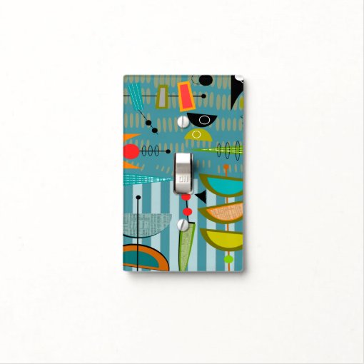 Mid Century Modern Light Switch Cover 200 Zazzle 3635