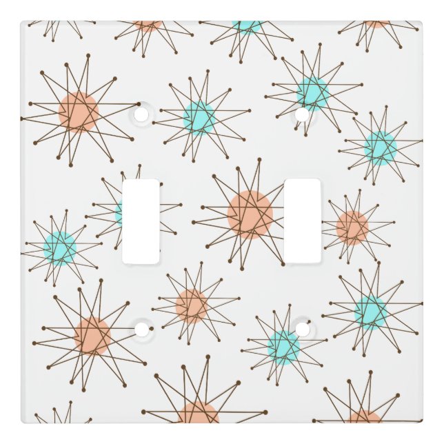 Mid-Century Modern Light Switch Cover #207 (Front)