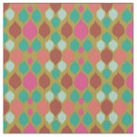 Mid Century Modern Lime Geometric  Fabric