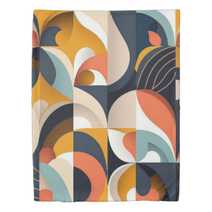 Mid Century Modern Maximalist Duvet Cover