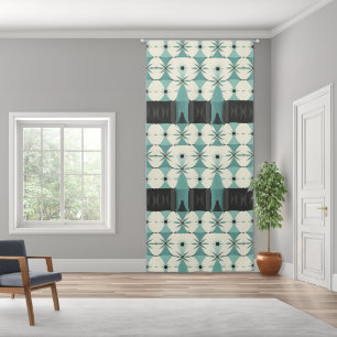 Mid Century Modern MCM Atomic Vintage 1960s Blackout Curtains