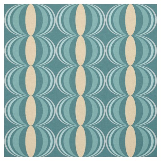 Mid Century Modern Melon Pattern Fabric