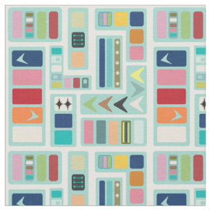 Mid-Century Modern Mix-up Fabric
