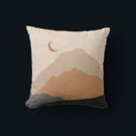 Mid Century Modern Mountains Abstract Throw Pillow<br><div class="desc">Mid Century Modern Mountains Abstract</div>