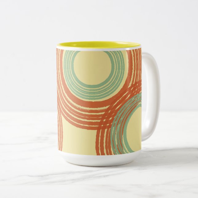 Mid Century Modern Mugs (Front Right)