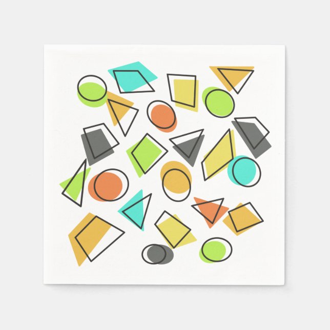 Mid Century Modern Napkins (Front)
