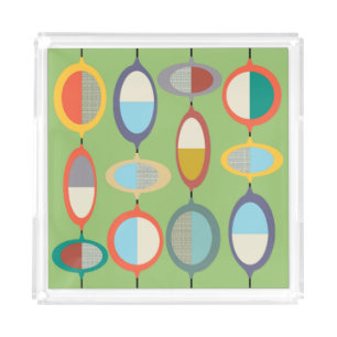 Mid-Century Modern No. 7 Acrylic Tray