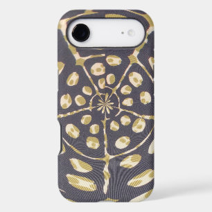 Mid-Century Modern   Olive Green Polka Dot Radial  iPhone 17 Air Case