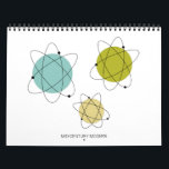 Mid Century Modern Original Atomic Art Calendar<br><div class="desc">Feel like you have original art on your wall each month with this funky mid century modern wall calendar,  featuring my original retro atomic art.</div>