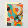 Mid Century Modern Painting, Various Colors Postcard
