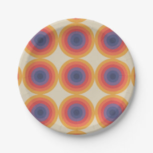 Mid Century Modern Paper Plates