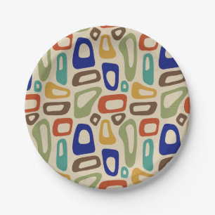 Mid Century Modern Paper Plates