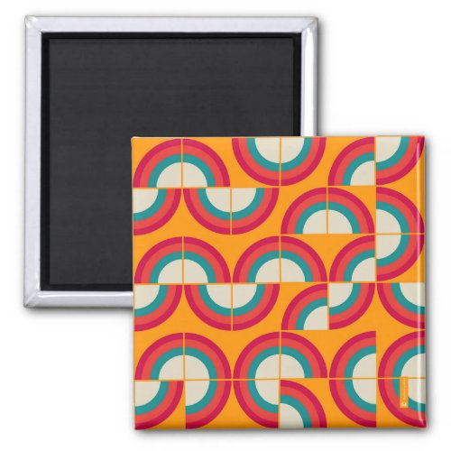 Mid_century modern pattern 2 magnet