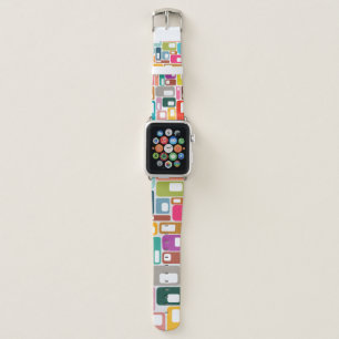 Mid-Century Modern Pattern Apple Watch Band
