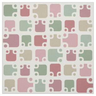 Mid Century Modern Pattern Christmas Fabric