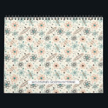 Mid Century Modern Patterns #1 Original Art Retro Calendar<br><div class="desc">Have original mcm patterns on your wall each month with this funky mid century modern wall calendar, featuring my original retro art patterns.</div>